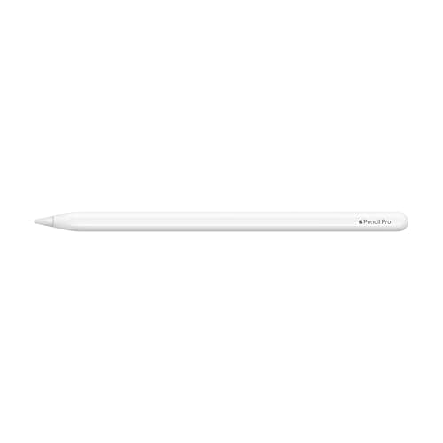 Apple Pencil Pro: Latest Model - Device Compatibility Check Required - Pixel-Perfect Precision, Tilt and Pressure Sensitivity, Perfect for Note-Taking, Drawing, and Art. Charges and Pairs Magnetically