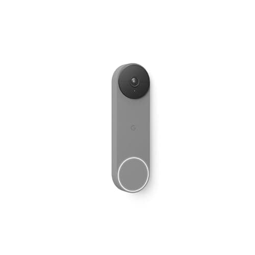 Google Nest Doorbell - Battery Powered Video Doorbell Camera - Ash, 1 Count
