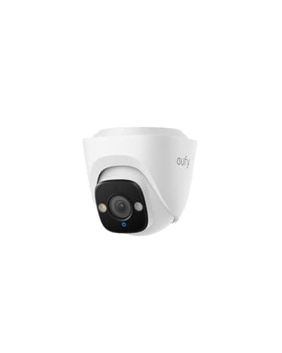 eufy PoE Bullet Security Camera E41, NVR Wired Add On Cam, Requires eufy NVR,4K UHD, 24/7 Recording, Human/Vehicle/Pet AI Detection, Red and Blue Strobe, Plug and Play