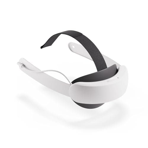 Meta Quest Elite Strap with Battery — Works with Meta Quest 3/3S — Up to 2 Extra Hours Playtime — Premium Comfort and Weight Distribution — Adjustable, Ergonomic Fit - Elite Strap with Battery Edition