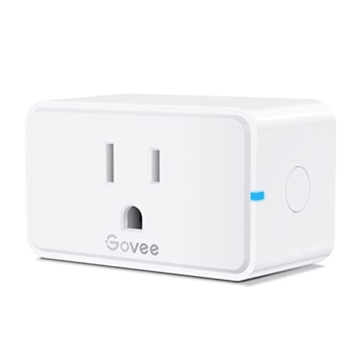 Govee Smart Plug, WiFi Bluetooth Outlet Work with Alexa Google Assistant, Smart Outlet 15A with 24 Timer Schedule & Group Remote Controller, No Hub Required, ETL&FCC Certified, 2.4G WiFi Only (1 Pack)