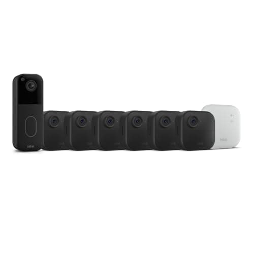All-new Blink Video Doorbell + Outdoor 4 XR – Wireless smart security cameras, two-year battery life, go up to 400 feet from your home with extended range. Sync Module XR included.