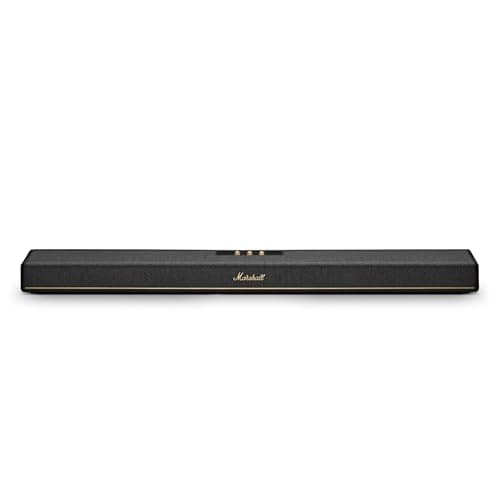 Heston 120 Soundbar - Dolby Atmos Immersive Sound and Built-in Subwoofer for TV, Movies, and Music |Volume, Bass, Treble Controls | Bluetooth, Wi-Fi, HDMI, RCA Inputs - Black