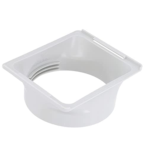 5.9 Inch Portable Air Conditioner Exhaust Hose Coupler, Window Adapter A/C Unit Tube Connector, Square to Round Exhaust Duct Hose Connector