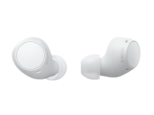Sony WF-C510 Truly Wireless in-Ear Bluetooth Earbud Headphones with up to 22-Hour Battery, Multipoint-Connection, Mic and IPX4 Water Resistance, White - New