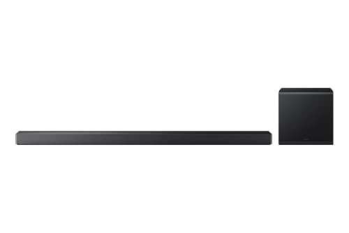 Samsung Sound Bar, QS700F, Convertible, Dolby Atmos, Wireless, Subwoofer, Surround Sound, 6 Speakers, 3.1.2 Channel, 345 watts, Dolby DTS, eARC, Bluetooth, AirPlay, Soundbar (HW-QS700F/ZC)