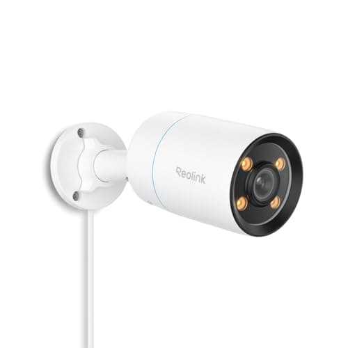 Reolink CX810 ColorX PoE Camera, 4K UHD, True Color Night Vision, F1.0 Super Aperture, 1/1.8'' Image Sensor, HDR Technology, Person/Animal Detection, Spotlight & Siren Alarm, 2-Way Talk