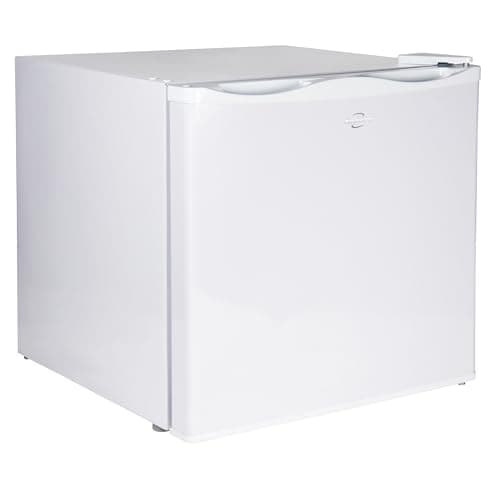 Koolatron 1.2 Cubic Feet Capacity White Upright freezer - 1 wired shelf, Garage Ready, Meat Storage, Manual Defrost, Space Saving, For Home, Apartment, Basement, Dorm, Room