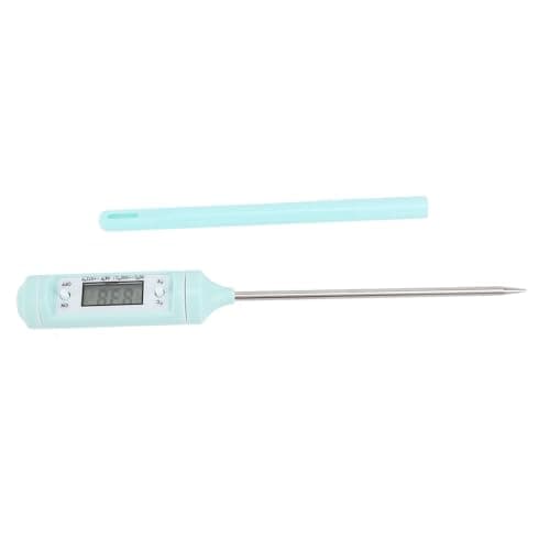 Baby Bottle Thermometer, Instant Read Electronic Liquid Temperature Tester with Long Probe for Home Travel 304 Stainless Steel 7.4in 1 Pack