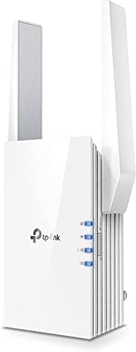 TP-Link AX1500 WiFi Extender Internet Booster (RE505X) - WiFi 6 Range Extender Covers up to 1,500 Sq.ft and 25 Devices, Dual Band, Up to 1.5Gbps Speed, AP Mode w/Gigabit Port, APP Setup