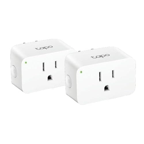 TP-Link Tapo Smart Plug Mini 15A, Smart Home Wi-Fi Plug, Super Easy Setup, Compatible with Alexa & Google Home, No Hub Required, UL Certified, 2.4G WiFi Only, White, Tapo P105(2-Pack)