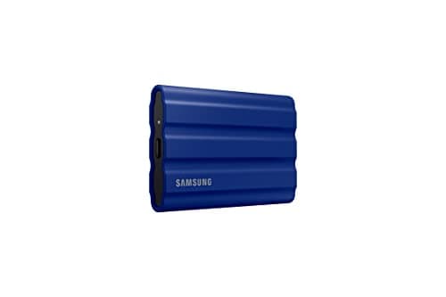 SAMSUNG T7 Shield 1TB, Portable SSD, up to 1050MB/s, USB 3.2 Gen2, Rugged, IP65 Rated, for Content Creators and Gaming, External Solid State Drive (MU-PE1T0R/AM), Blue [Canada Version]