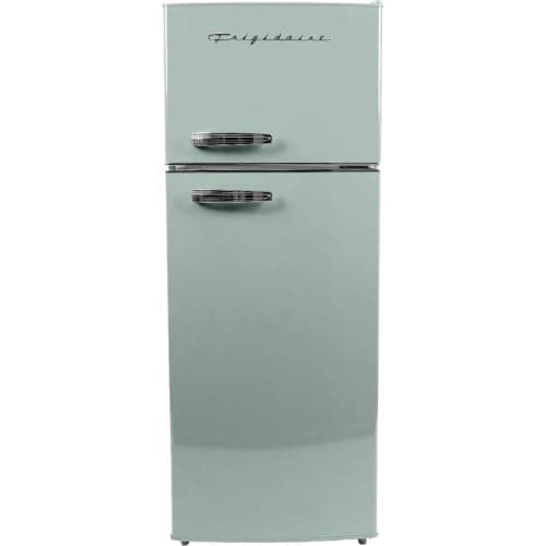 Frigidaire EFR753-MINT 2 Door Apartment Size Refrigerator with Freezer, 7.5 cu ft, Retro, Mint