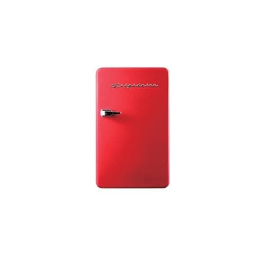 Frigidaire EFR372-RED 3.2 Cu Ft Red Retro Compact Rounded Corner Premium Mini Fridge