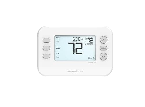 Honeywell Home X2S Smart Thermostat, Conventional/Heat Pump Compatibility, WiFi Thermostat for Home, White