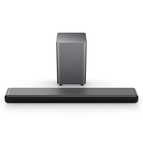 TCL S55H S Class 2.1 Channel Sound Bar with Dolby Atmos, DTS Virtual:X, Wireless Subwoofer, Bluetooth Music Streaming, and Auto Room Calibration