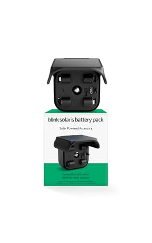 Blink Solaris Solar Panel (newest model) — Wireless fixed solar panel security accessory for Outdoor 4 and Outdoor 2K+ battery camera, set up in minutes (Black)