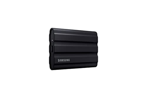 SAMSUNG T7 Shield 2TB, Portable SSD, up-to 1050MB/s, USB 3.2 Gen2, Rugged, IP65 Rated, for Content Creators and Gaming, External Solid State Drive (MU-PE2T0S/AM), Black [Canada Version]