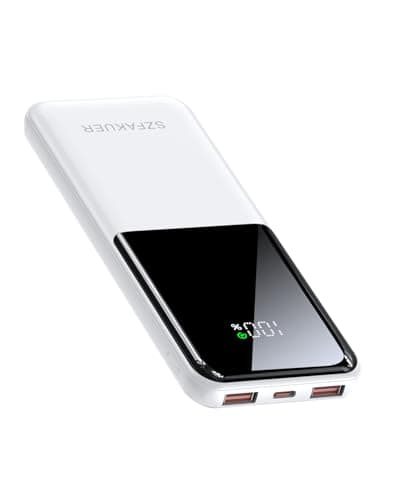 Szfakuer Portable Charger,Slim 10000mAh Power Bank,22.5W USB-C Fast Charging Battery Pack Compatible with iPhone 17/16/15/14/13/12 Pro Samsung Galaxy, iPad, AirPods, Android Tablets