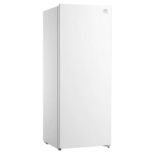 Kenmore Upright freezer-Convertible Refrigerator/Freezer, 5 Shelves, Garage Ready, Meat Storage, Auto Defrost, Congelador For Home, Apartment, Cottage, Basement, Dorm, 7.0 CubicFeet Capacity White