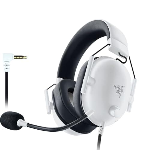 Razer BlackShark V2 X Xbox Gaming Headset: 50mm Drivers - Cardioid Mic - Lightweight - Comfortable Noise Isolating Earcups - For Xbox Series X, Series S, PS5, PC, Switch via 3.5mm Audio Jack - White