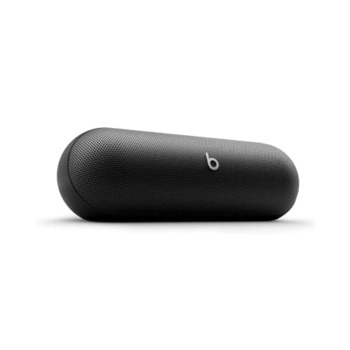 Beats Pill - Portable Bluetooth Speaker, Up to 24H Battery Life, Water Resistant, Bluetooth, Apple & Android Compatible, Seriously Loud Sound for Home, Outdoor & Travel- Matte Black
