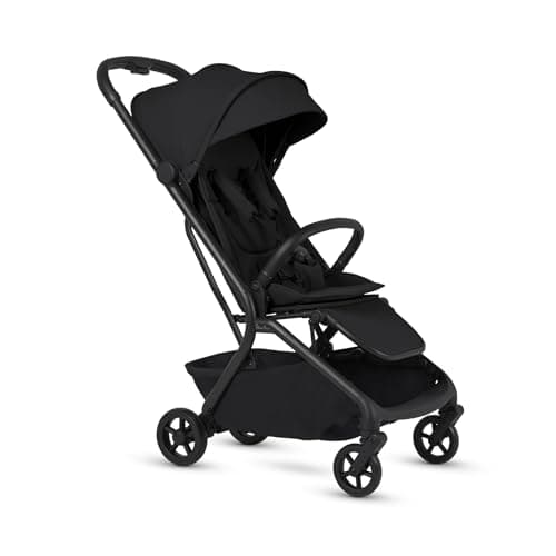 Silver Cross Nia Compact Folding Travel Stroller, IATA Cabin Compatible, with One-Hand Self-Standing Fold and Lie-Flat Seat for Newborn up to 55 lbs.