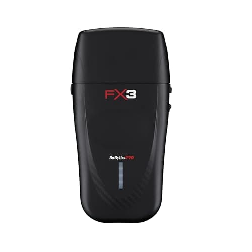 BaBylissPRO FX3 Cord/Cordless High-Torque Double Foil Shaver, Black