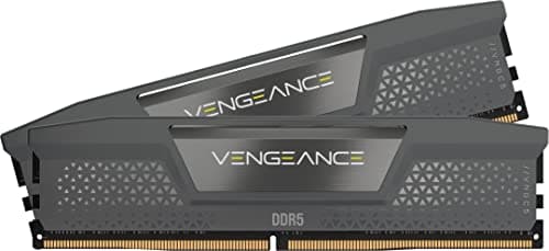 CORSAIR Vengeance DDR5 RAM 16GB (2x8GB) Up to 6000MHz CL36-44-44-96 1.35V AMD EXPO & Intel XMP 3.0 Desktop Computer Memory – Gray (CMK16GX5M2E6000Z36)