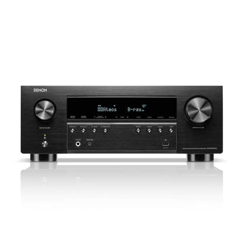 Denon AVR-S970H 8K Ultra HD 7.2 Channel (90Watt X 7) AV Receiver - Built for Gaming, Music Streaming, 3D Audio & Video, Alexa + HEOS, Black