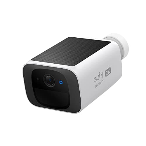 Anker eufy SoloCam S220, Solar Security Camera, Wireleess Security Camera Outdoor, 2K Resolution, Continuous Poweer, No Monthly Fee, HomeBase 3 Compatible, 2.4 GHz Wi-Fi, Previously eufy Security