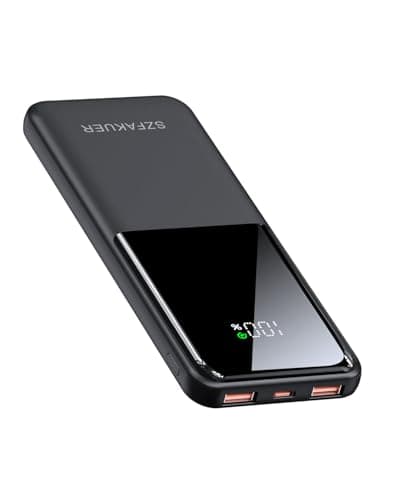 Szfakuer Portable Charger,Slim 10000mAh Power Bank,22.5W USB-C Fast Charging Battery Pack Compatible with iPhone 17/16/15/14/13/12 Pro Samsung Galaxy, iPad, AirPods, Android Tablets