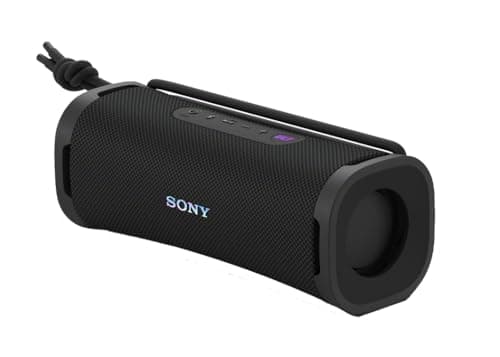 Sony ULT Field 1 Wireless Ultra Portable Bluetooth Compact Speaker, IP67 Waterproof, Dustproof, Shockproof and Rustproof with Enhanced Bass, 12 Hour Battery and Detachable Strap, Black (SRSULT10B)