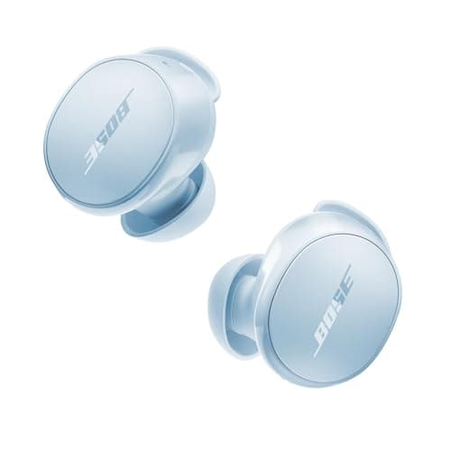 Bose QuietComfort Earbuds - True Wireless Bluetooth Earbuds with Active Noise Cancellation and Mic, USB-C Charging, IPX4 Rating, Up to 8.5 Hours of Playtime, Ice Blue