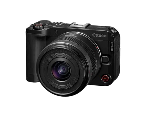 Canon EOS R50 V Mirrorless Camera with RF-S14-30mm F4-6.3 is STM PZ Lens, APS-C Sensor, 24.2MP, Ultra-Wide Zoom, Fast Autofocus, Vlogging & Live Streaming Camera Kit for Content Creators, Black