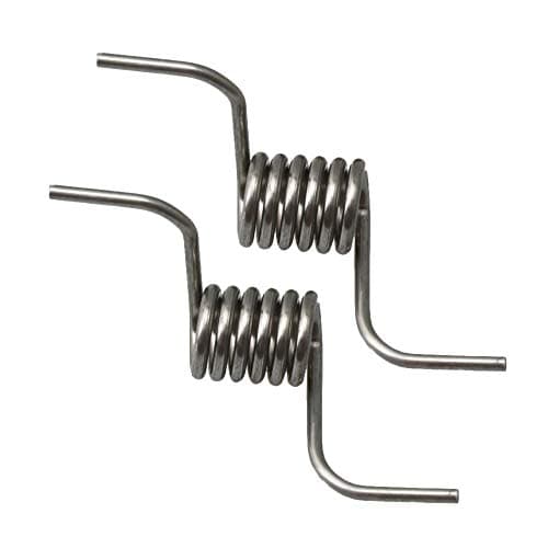 BQLZR 5x0.9cm Silver Metal Refrigerator Divider French Door Spring Pin MHY62044106 Replacement for LFX28968SB LFX31945ST Pack of 2