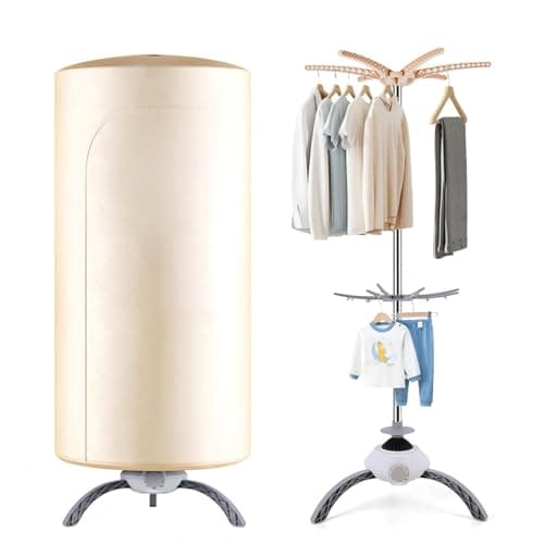 Portable Clothes Dryer, 900W, Fast Drying, Large Load Capacity, Compact Mini Dryer Machine for Laundry, Shoes, Travel, Apartments, RV, Dorm