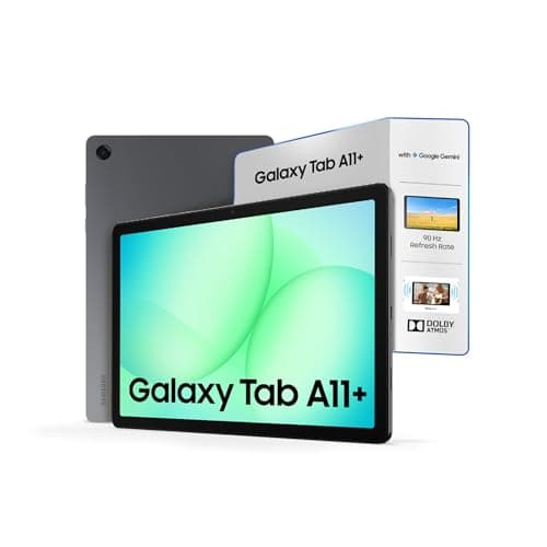 Samsung Galaxy Tab A11+, 27.82 cm (11 inch) Display, 6 GB RAM, 128 GB Storage, Dolby Atmos, Quad Speakers, Wi-Fi + 5G Tablet (Gray)