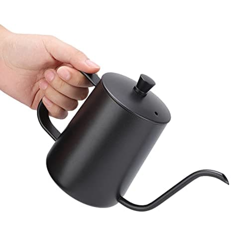 Semme Gooseneck Kettle Stainless Steel Gooseneck Kettle 350ml with Coating Pour Over Coffee Tea Maker with Narrow Spout (#1)