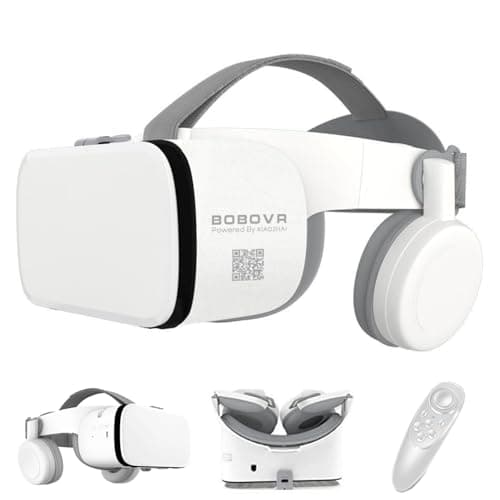 3D Virtual Reality Headset, VR Headset Glasses Viewer for Adult & Kids VR Goggles for iPhone 16 15 14 13 12 Pro Max Plus Samsung Galaxy S24 S23 S22 Edge Cellphones