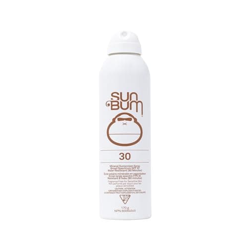 Sun Bum Mineral Spf 30 Sunscreen Spray | Vegan and Reef friendly (Octinoxate & Oxybenzone Free) Broad Spectrum Natural Sunscreen with Uva/uvb Protection | 6 Oz, 6 ounces