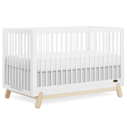 Dream On Me Hygge 5-in-1 Convertible Crib in Weathered Vintage Oak, JPMA & Greenguard Gold Certified, Converts from Baby Crib to Toddler Bed, Daybed/Kids Sofa and Full-Size Bed