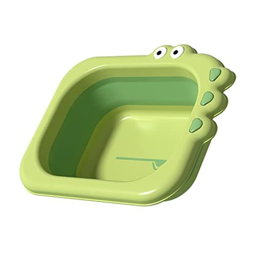 GARVALON Baby Bath Foldable Tub Newborn Shower Present Collapsible Wash Basin for Baby Safe Infant Washbas