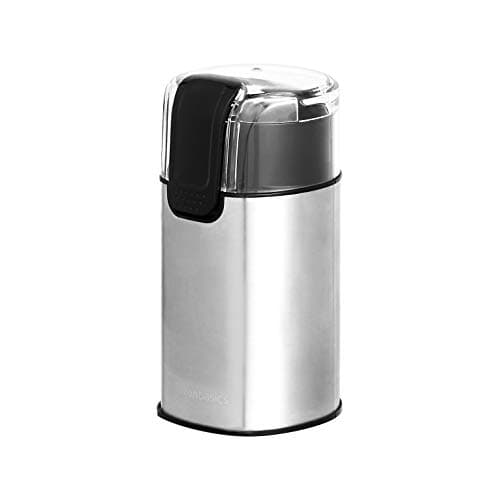 Amazon Basics Electric Coffee Grinder, Coffee Bean and Spice Grinder, with Heavy-Duty Stainless Steel Grind Blades