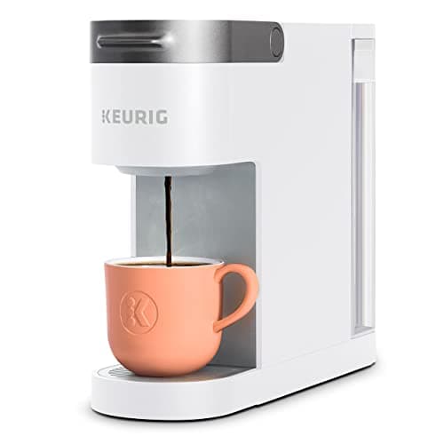 Keurig K-Slim Single Serve K-Cup Pod Coffee Maker, Featuring Simple Push Button Controls and MultiStream Technology, White