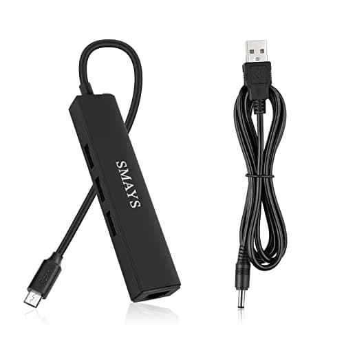 Micro USB ethernet Adapter for F tv Stick 4k, Roku Express 4K+ 2021 Streaming Device - OTG hub Adaptor, OTG Cable