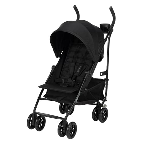 Safety 1st Right-Step Compact Stroller, Lightweight & Durable Aluminum Frame, Extra-Large Canopy with Peek-a-Boo Window