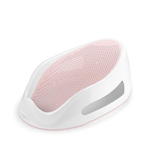 Angelcare Baby Bath Support, Pink, for Babies Less Than 6 Months of Age, Made in Canada