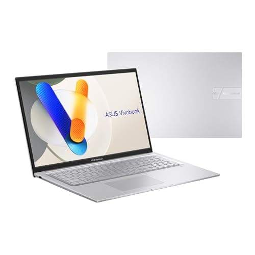 ASUS Vivobook 17 Laptop, 17.3” Full HD Display, Intel Core 5 Processor 120U, Intel Graphics, 16GB RAM, 512GB SSD, Fingerprint, Windows 11 Home, Cool Silver, X1704VAP-AS51-CA