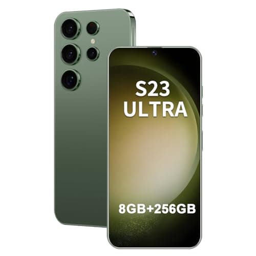 Unlocked Phone I23 Ultra Android Phone 8-core 8GB+256GB Cell Phone 7 inch HD Screen Mobile Phone 108MP+48MP Camera 6800 mAh Battery 5G Dual SIM (Titanium Green)